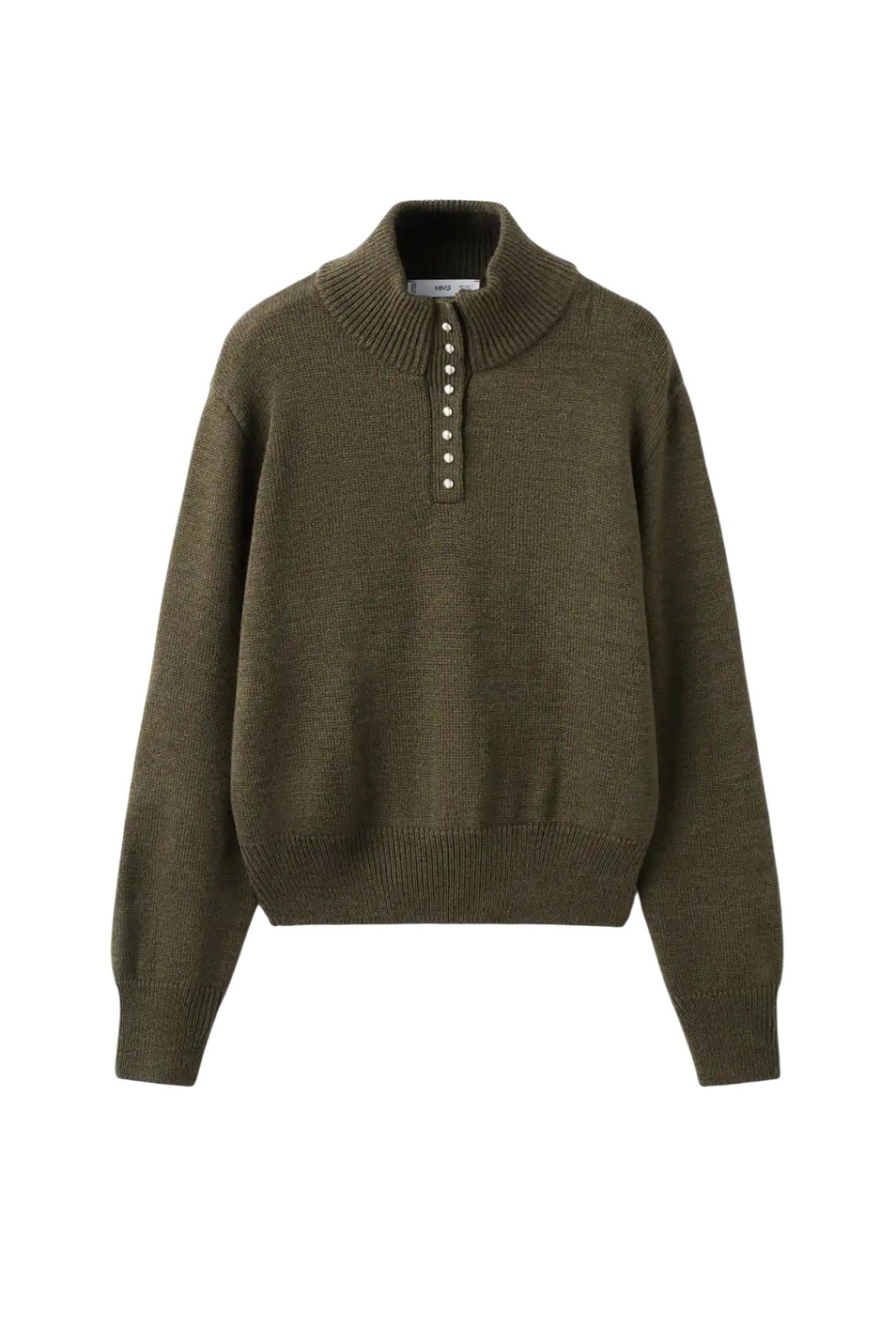 Женский Mango Джемпер LIMONES с высоким воротником (цвет ), артикул 17007844 | Фото 1