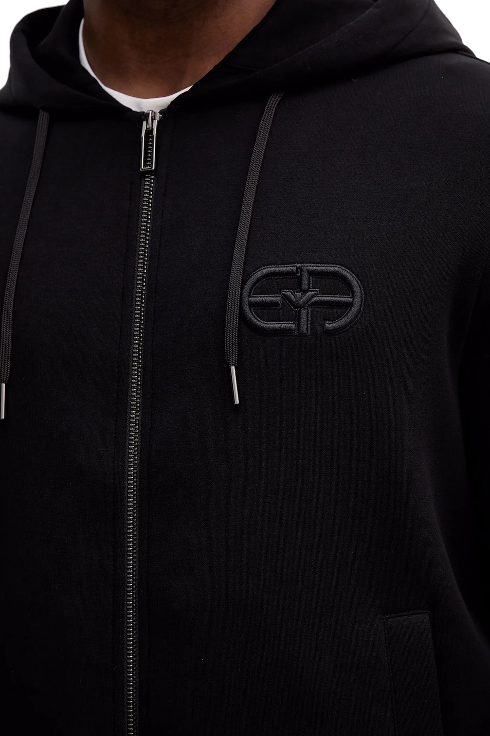 Мужской Emporio Armani Толстовка однотонная (цвет ), артикул 8N1ML6-1JHSZ | Фото 6