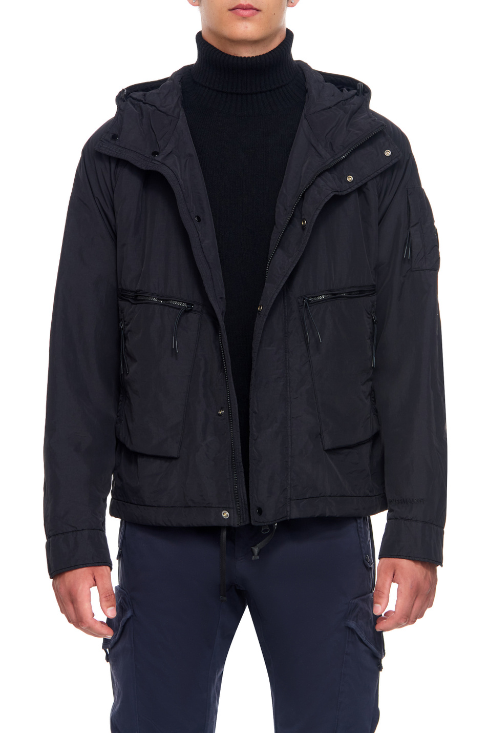 Мужской C.P. Company Куртка однотонная Flatt Nylon (цвет ), артикул 15CMOW066A005991G | Фото 3