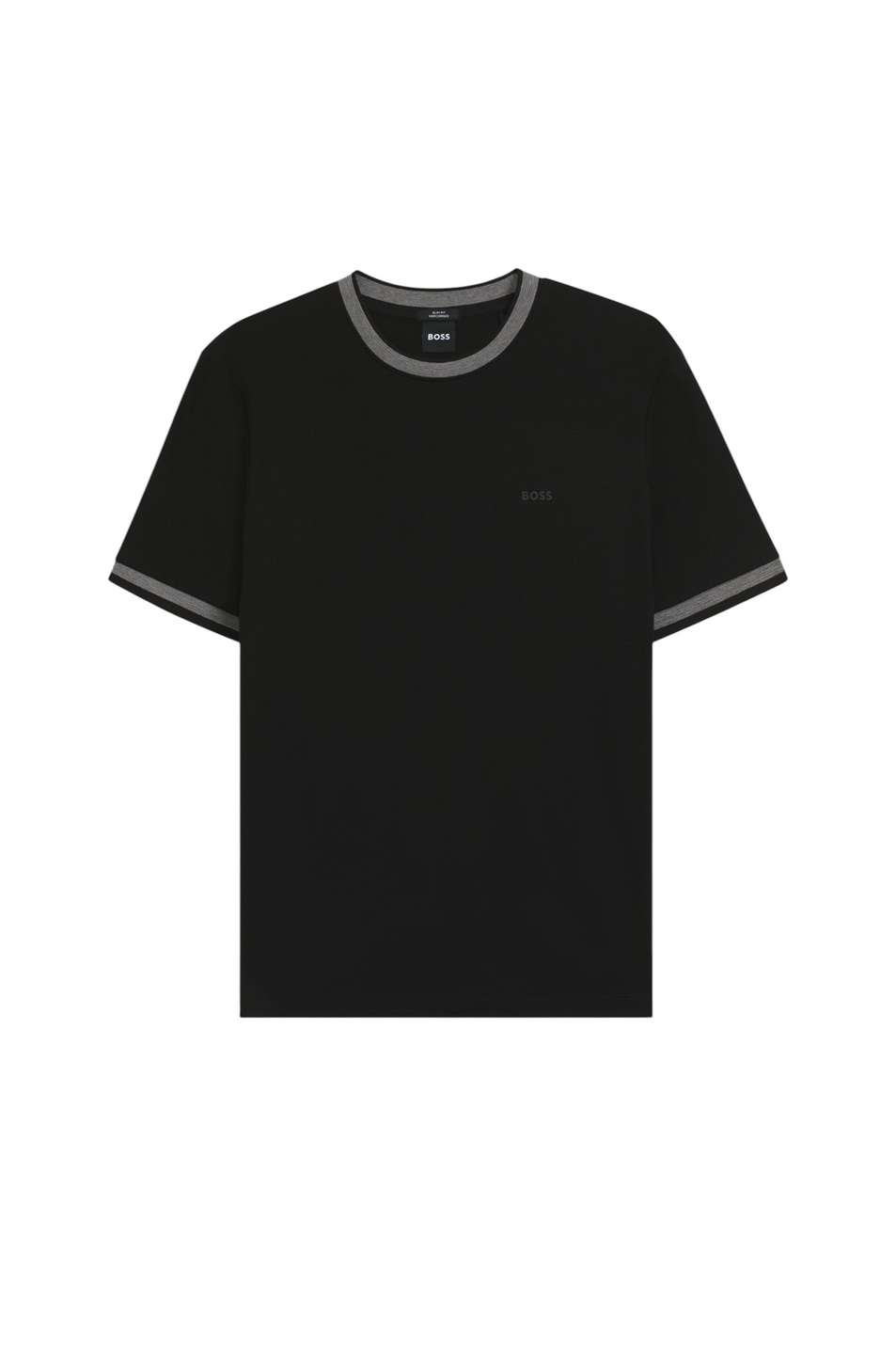 Футболка Tessler из хлопка|Основной цвет:Черный Мужской BOSS Футболка Tessler из хлопка (цвет ), артикул 50543858 | Фото 1
