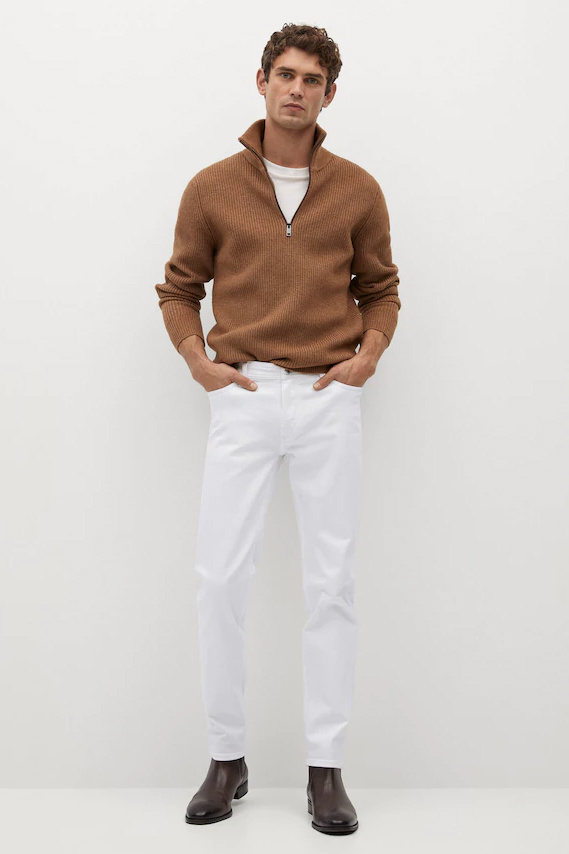 Мужской Mango Man Джинсы Jan slim fit (цвет ), артикул 87000526 | Фото 2
