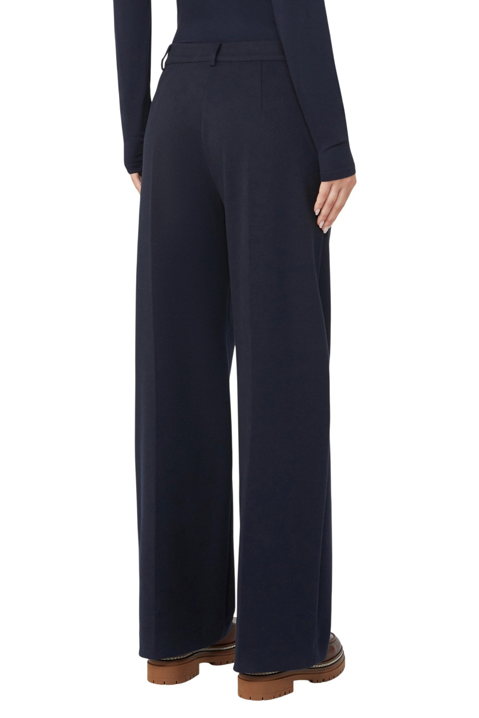 Брюки ZELOTA|Основной цвет:Синий Женский Weekend Max Mara Брюки ZELOTA (цвет ), артикул 2525786012 | Фото 4