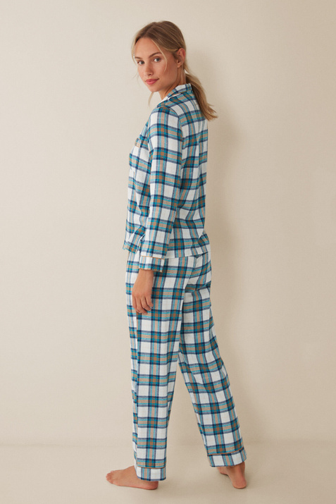 Women'secret Длинная клетчатая пижама в рубашечном стиле ( цвет), артикул 3596702 | Фото 2