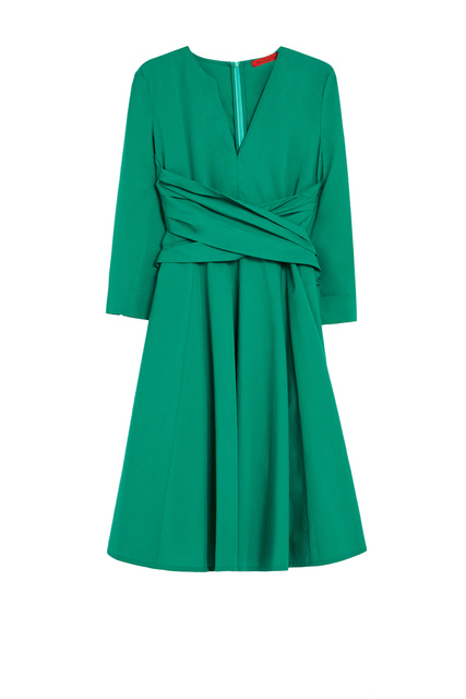 Платье RIALTO с поясом|Основной цвет:Зеленый|Артикул:72211422 | Фото 1
