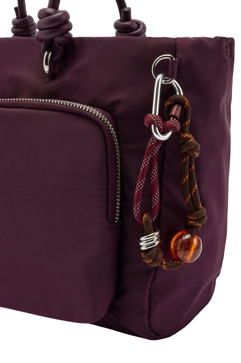 Женский Parfois Сумка-шопер с подвеской (цвет ), артикул 243803 | Фото 4