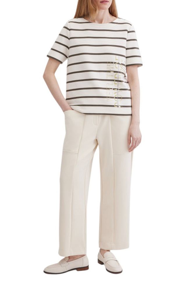 Женский Gerry Weber Футболка из смесового хлопка (цвет ), артикул 170006-56017 | Фото 3