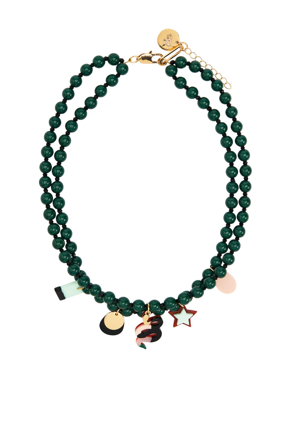 Женский Parfois Ожерелье из бусин с подвесками (цвет ), артикул 244163 | Фото 1