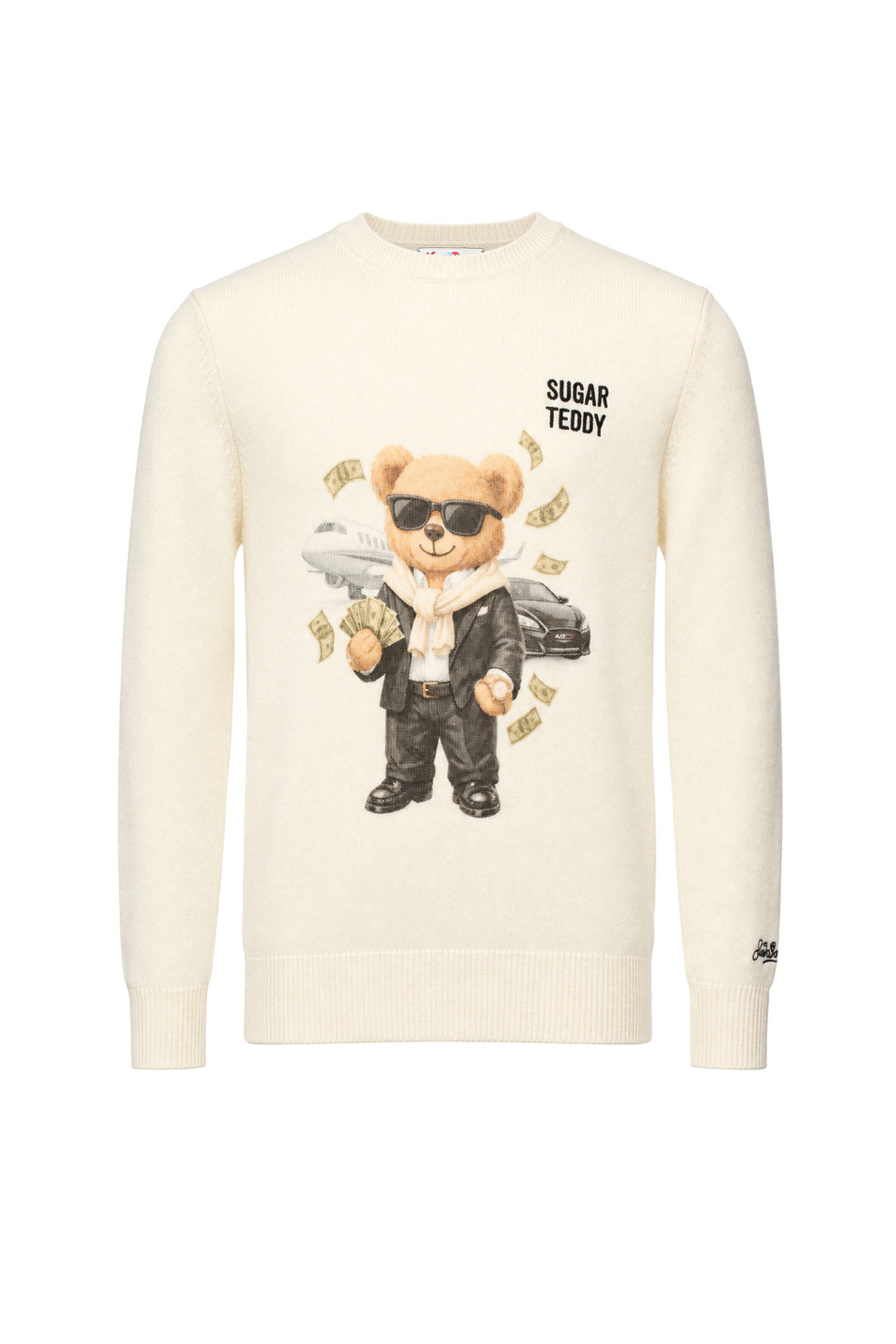 Мужской MC2 Saint Barth Джемпер HERON PRINT из смесовой шерсти с принтом (цвет ), артикул HER0022-03705M | Фото 1