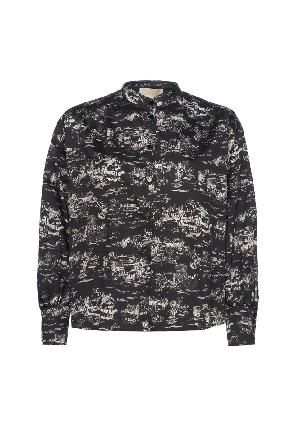 Женский iBLUES Блузка LELMI из хлопка с принтом (цвет ), артикул 2617111291 | Фото 1