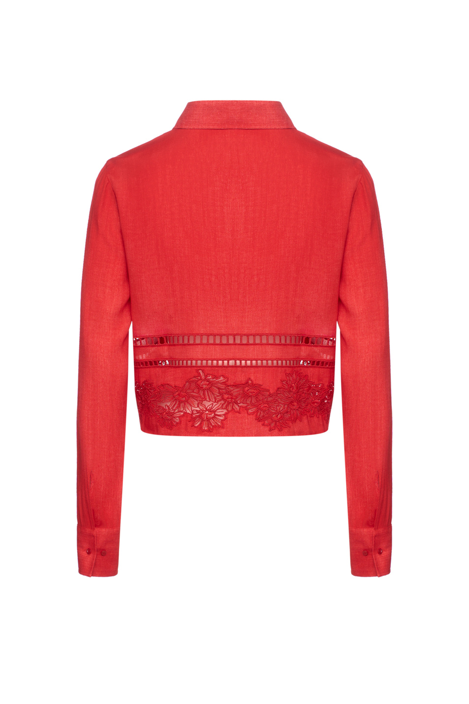 Женский ERMANNO SCERVINO Блузка с кружевом (цвет ), артикул D482K338APEMY | Фото 2