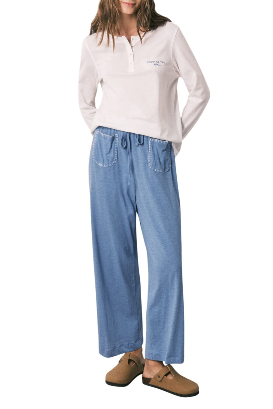 Женский Women'secret Лонгслив из хлопка (цвет ), артикул 3273293 | Фото 2