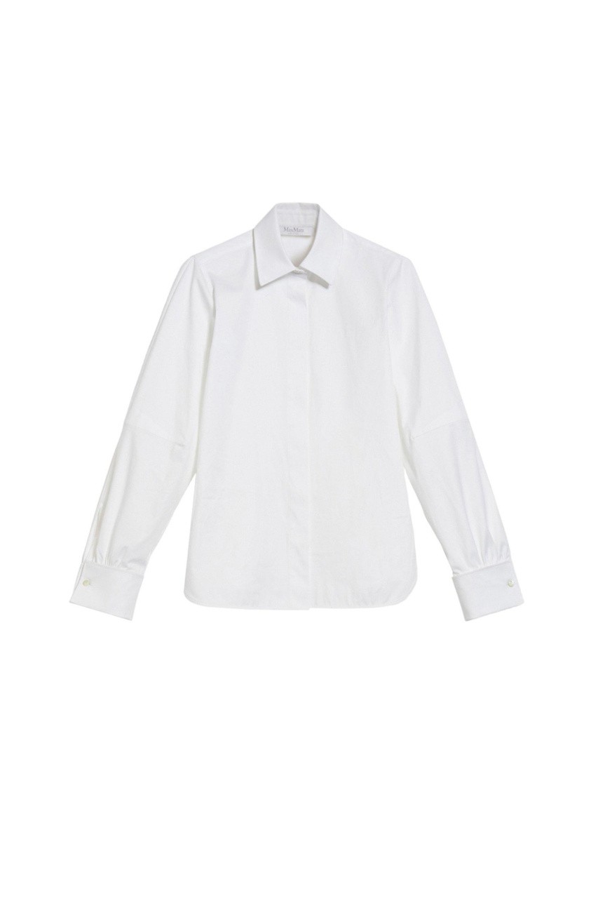 Рубашка PAGINA из эластичного хлопка|Основной цвет:Белый|Артикул:2311160436 | Фото 1