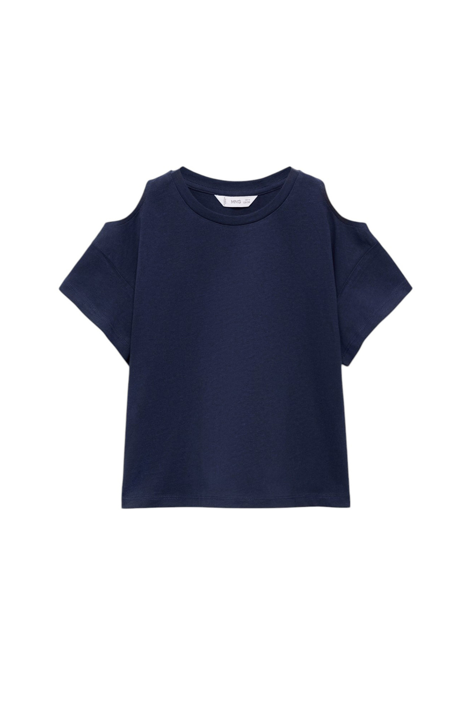 Девочкам Mango Kids Футболка CUTOUTL с вырезом (цвет ), артикул 87006354 | Фото 1