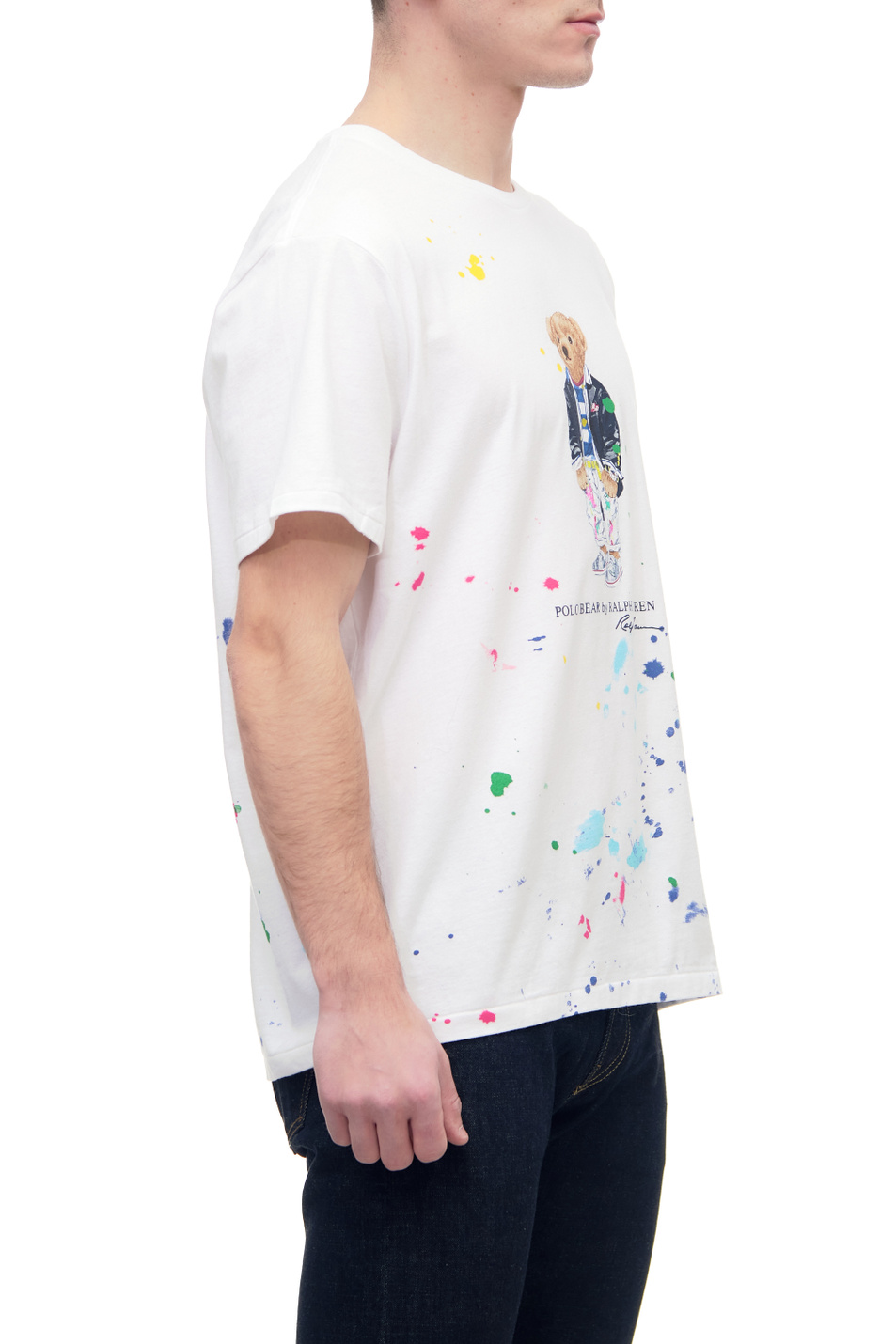 Мужской Polo Ralph Lauren Футболка из натурального хлопка с принтом (цвет ), артикул 710858031001 | Фото 3
