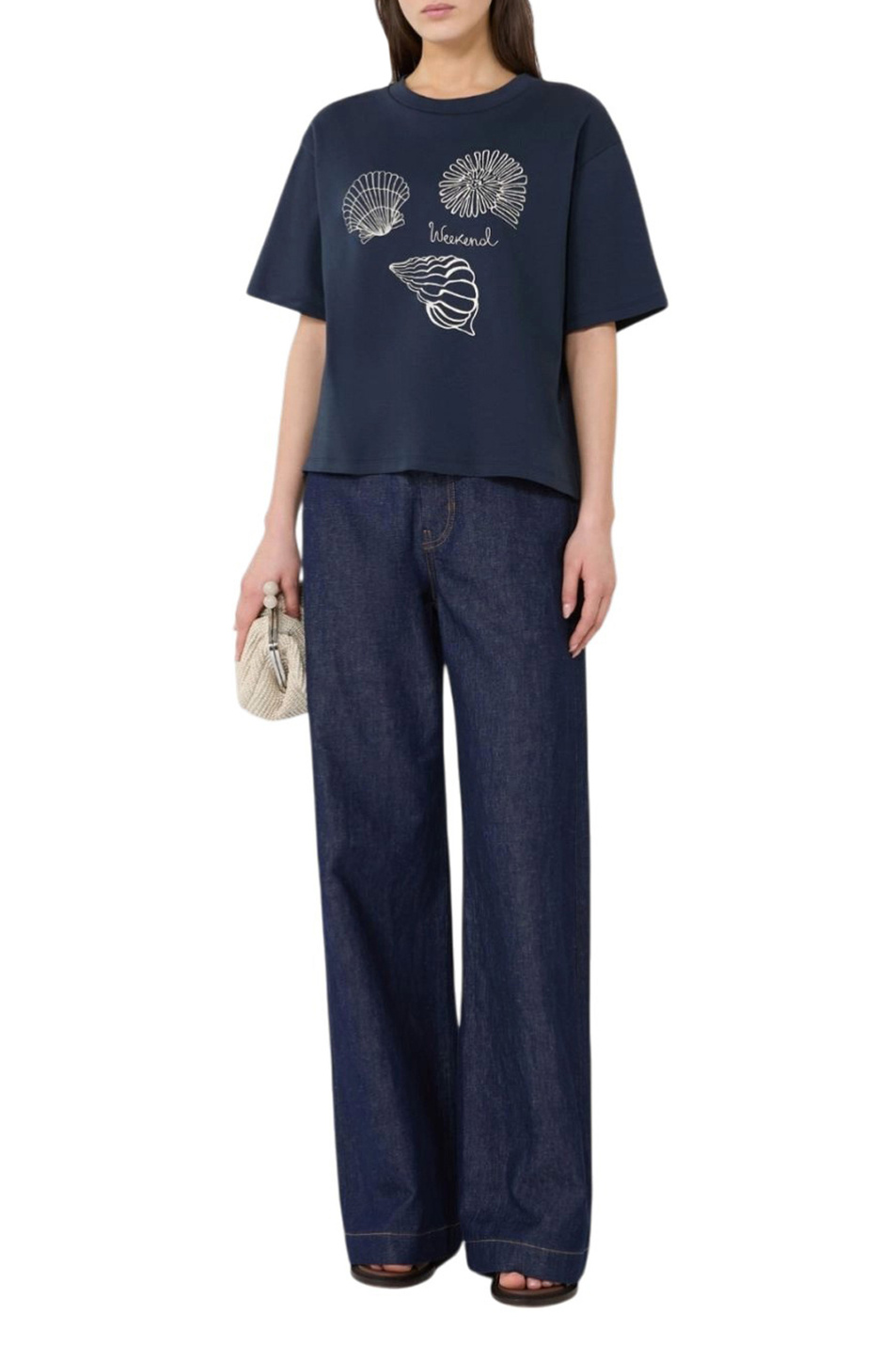 Женский Weekend Max Mara Футболка SABATO с вышивкой (цвет ), артикул 2615941112 | Фото 2