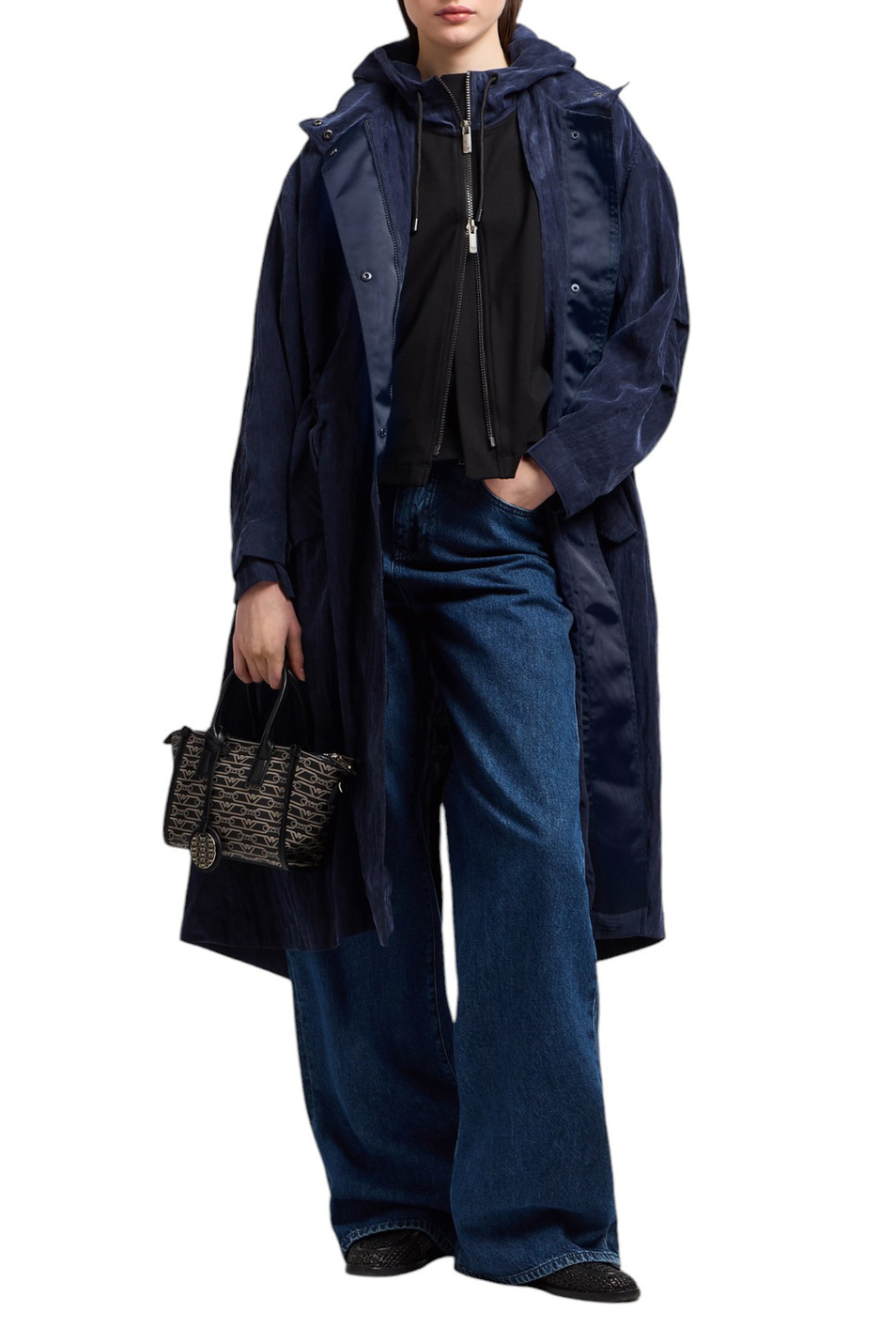 Женский Emporio Armani Толстовка с логотипом (цвет ), артикул EW001032-AF12911 | Фото 2