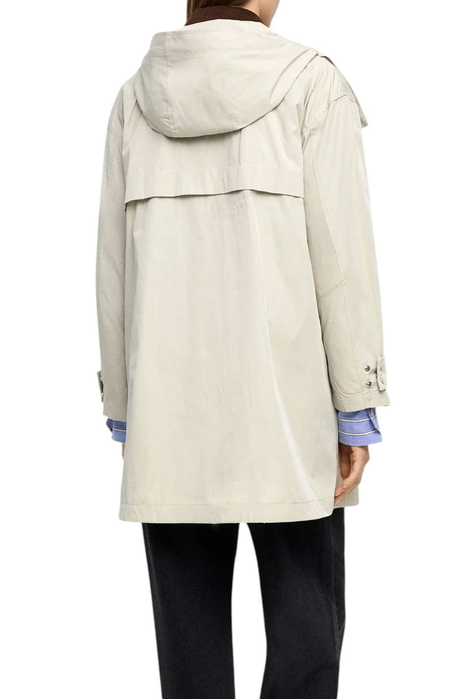 Парка с капюшоном|Основной цвет:Серый Женский Parfois Парка с капюшоном (цвет ), артикул 237424 | Фото 5