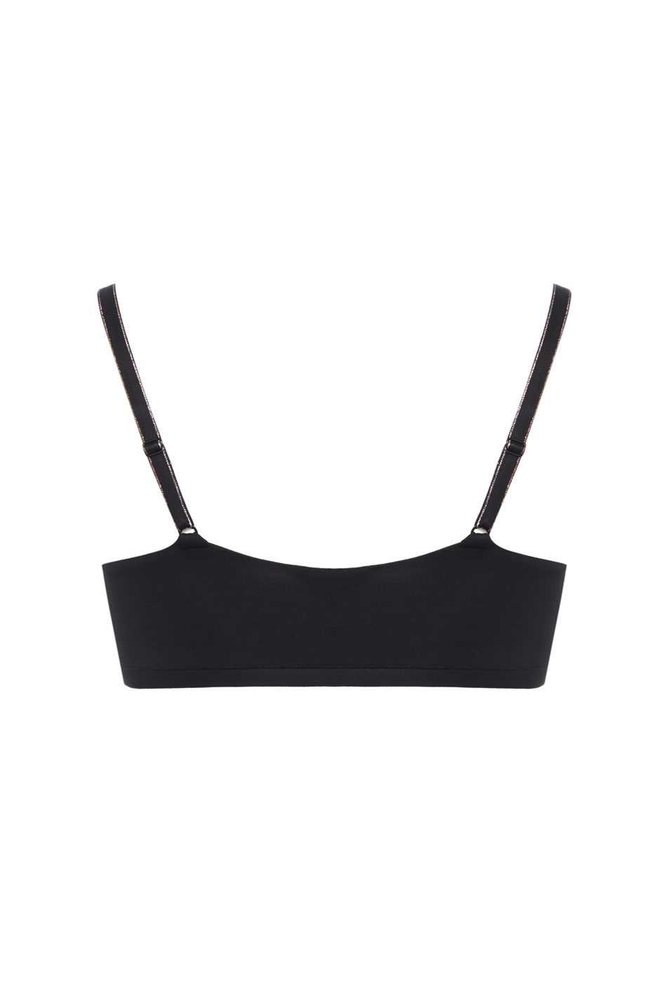 Бюстгальтер-топ с логотипом|Основной цвет:Черный Женский Emporio Armani Бюстгальтер-топ с логотипом (цвет ), артикул EW001909-AF10889 | Фото 2