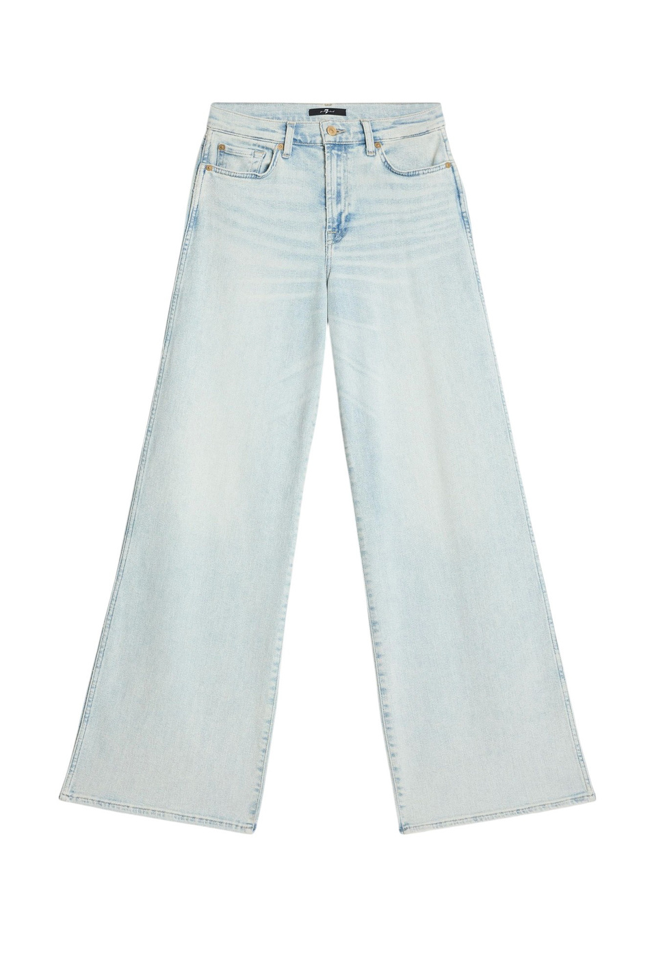 Женский 7 for all Mankind Джинсы однотонные из смесового хлопка (цвет ), артикул 7U662120 | Фото 1