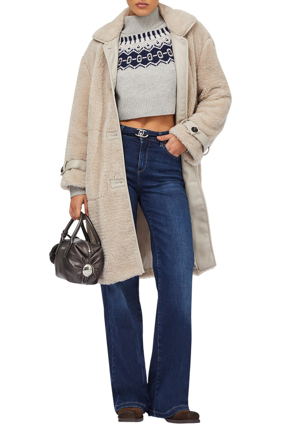 Женский Liu Jo Пальто в стиле Teddy (цвет ), артикул MF5313E0936 | Фото 3