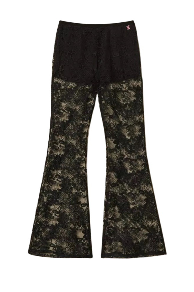 Женский TWINSET Milano Брюки MYFO  из кружева (цвет ), артикул 261AQ2042 | Фото 1