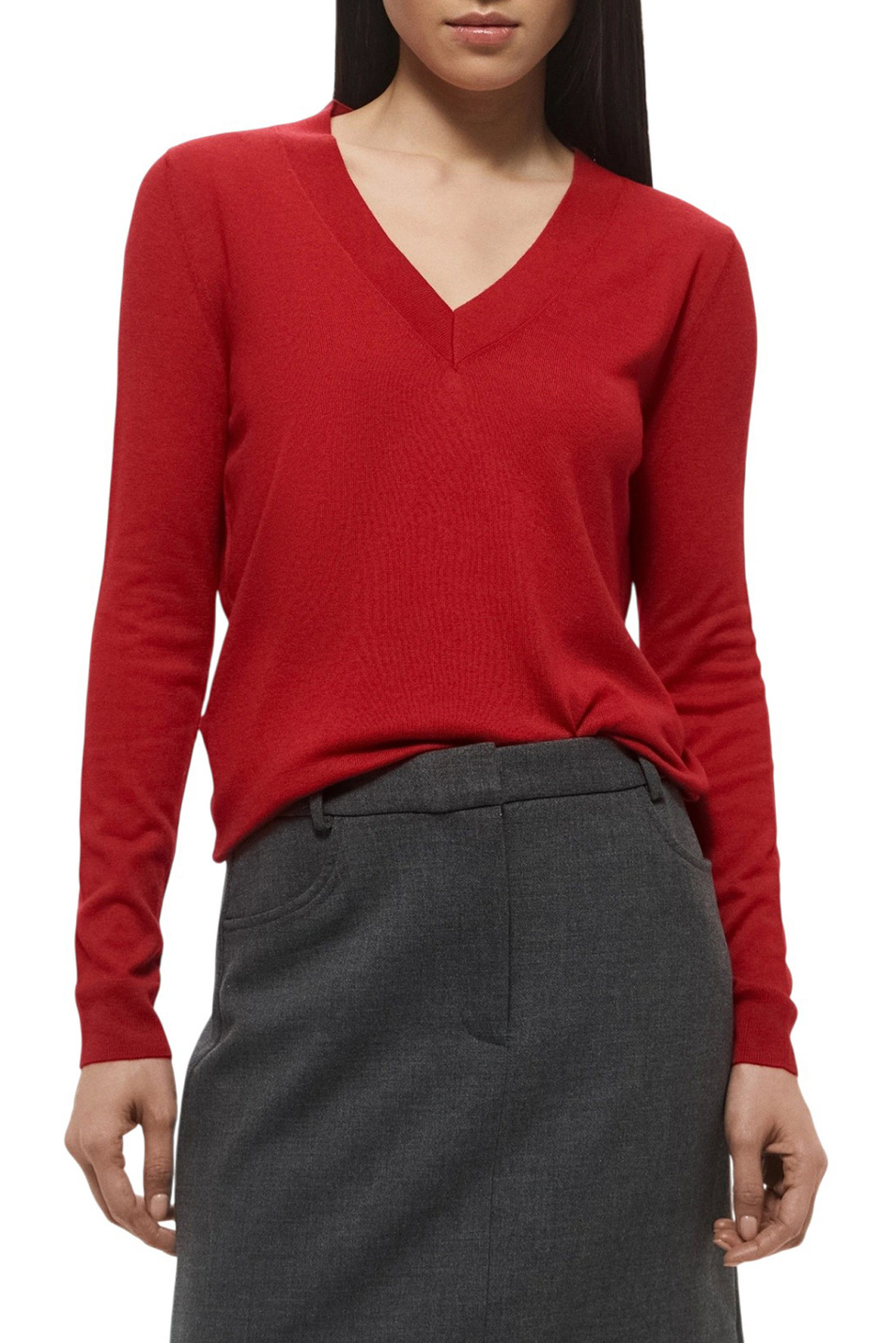 Женский Mango Джемпер LUCCAV однотонный (цвет ), артикул 87040433 | Фото 3