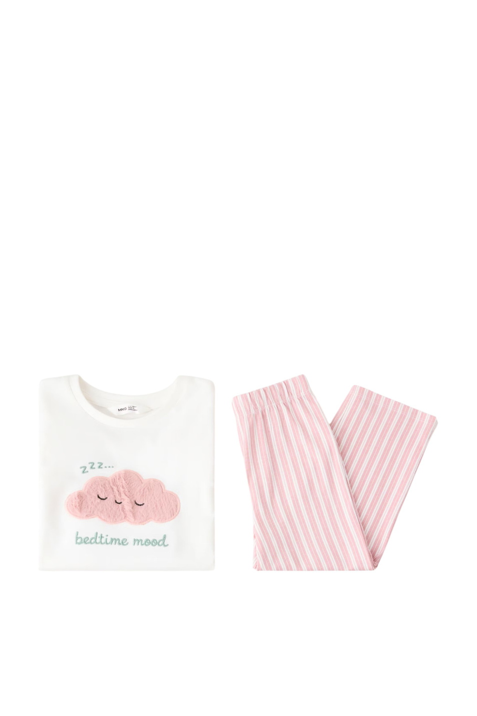 Пижама NUBE из хлопка|Основной цвет:Кремовый Девочкам Mango Kids Пижама NUBE из хлопка (цвет ), артикул 37024427 | Фото 3