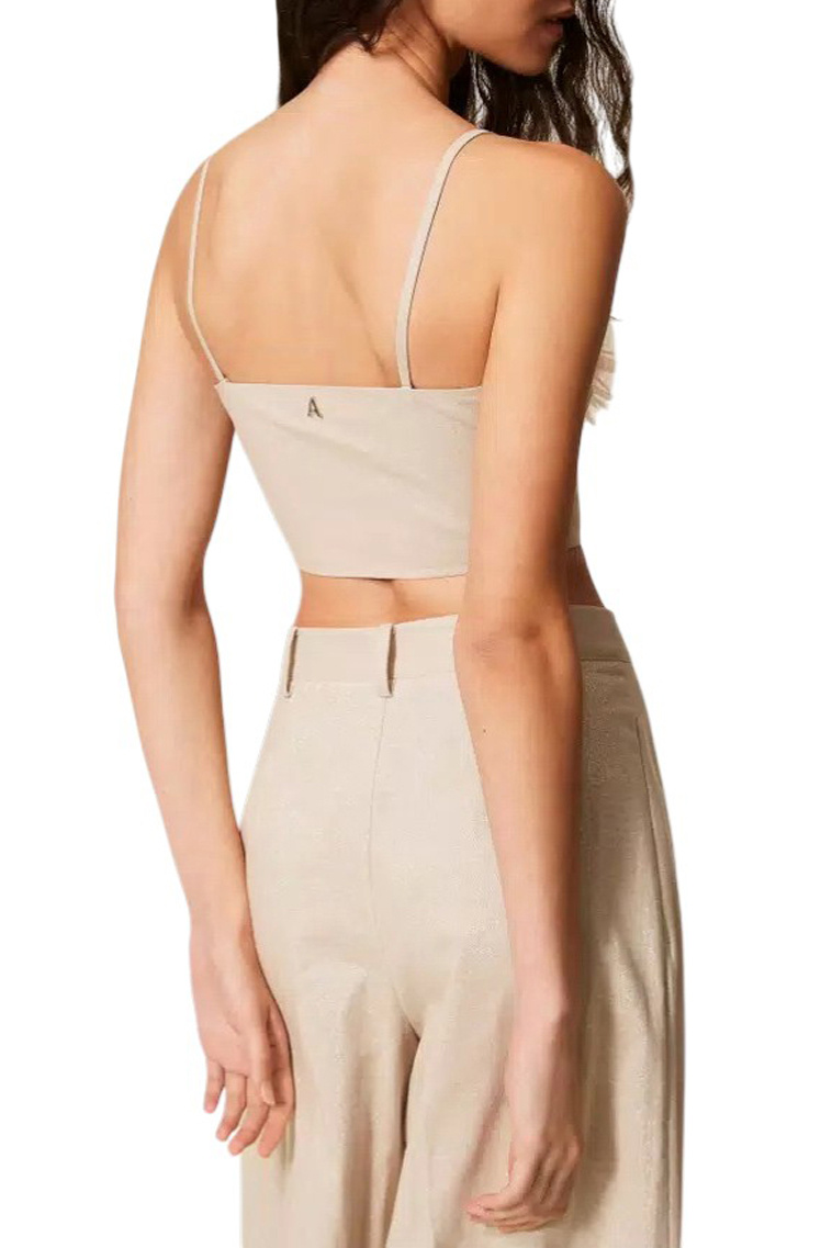 Женский TWINSET Milano Топ с декором (цвет ), артикул 261AT2074 | Фото 5