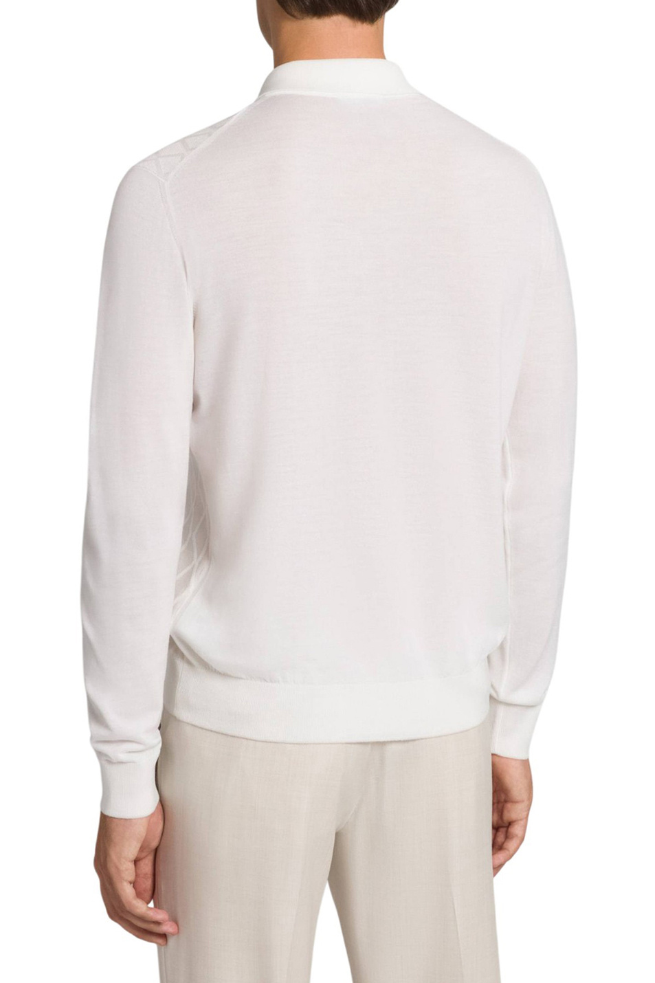 Мужской Stefano Ricci Джемпер поло из шерсти и кашемира (цвет ), артикул KE04002P30-E25362 | Фото 4