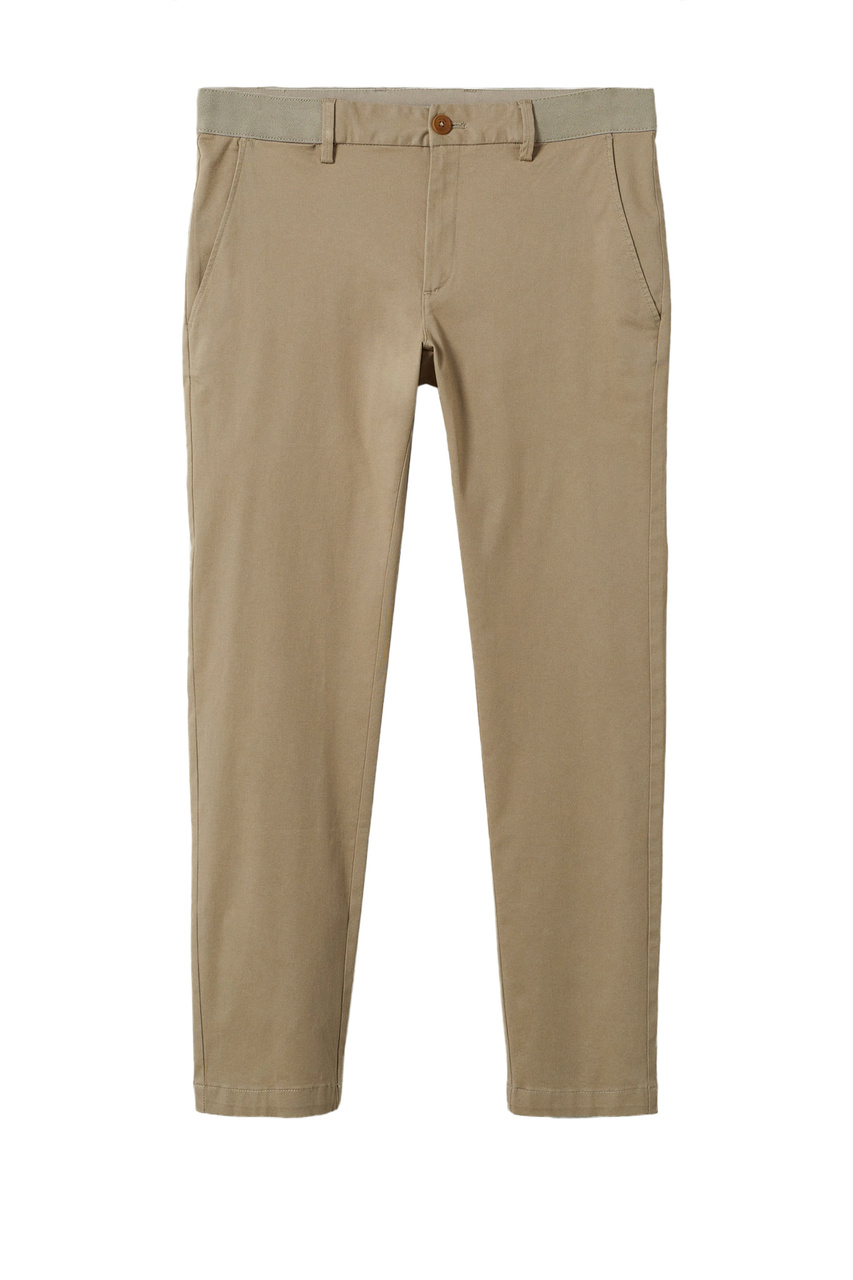 Зауженные брюки PRATO|Основной цвет:Бежевый|Артикул:27090601 | Фото 1