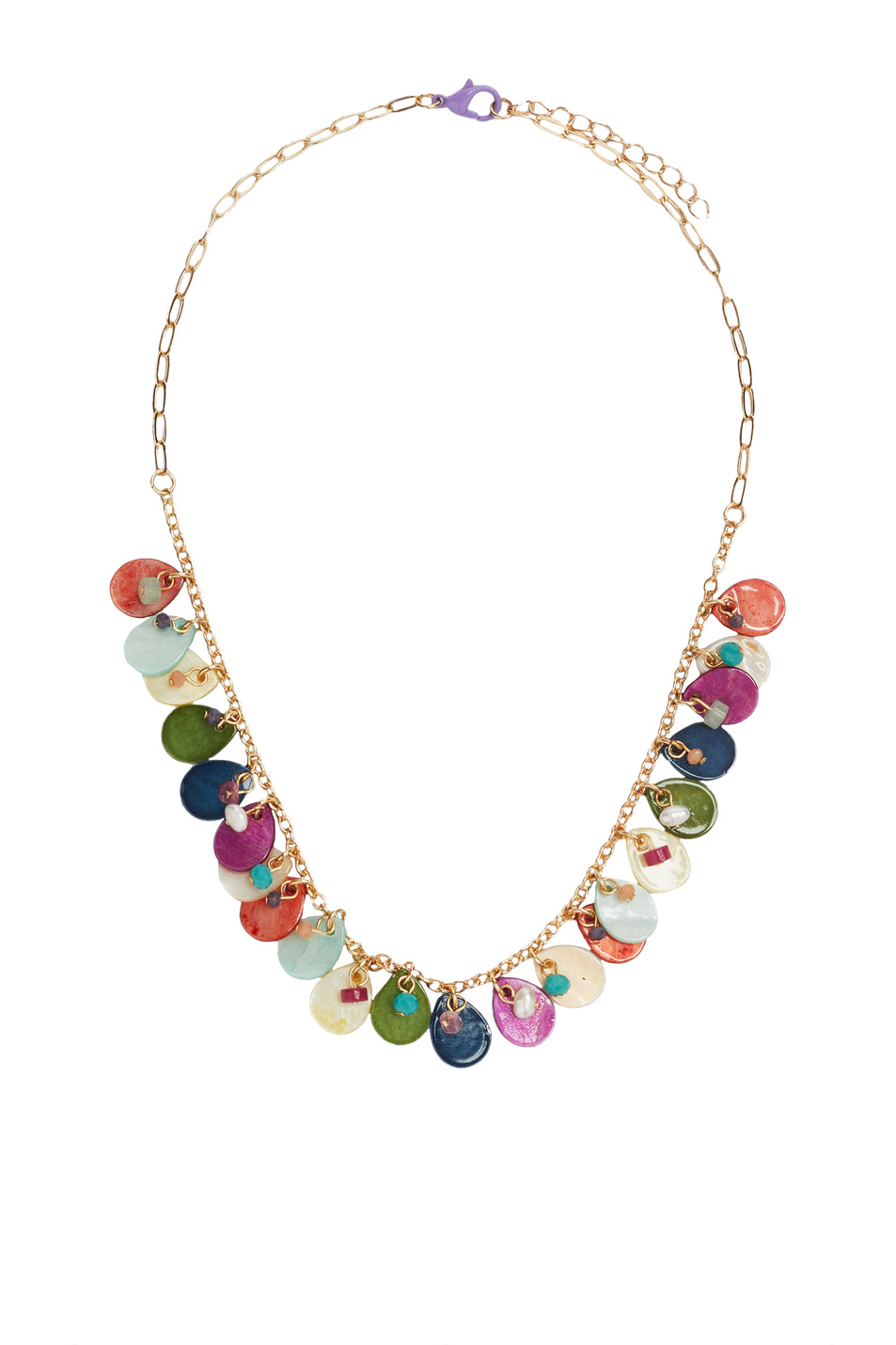 Женский Parfois Ожерелье с разноцветными пластинами (цвет ), артикул 198391 | Фото 1