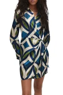 Женский Mango Платье атласное QUANTI с принтом (цвет ), артикул 57034434 | Фото 3