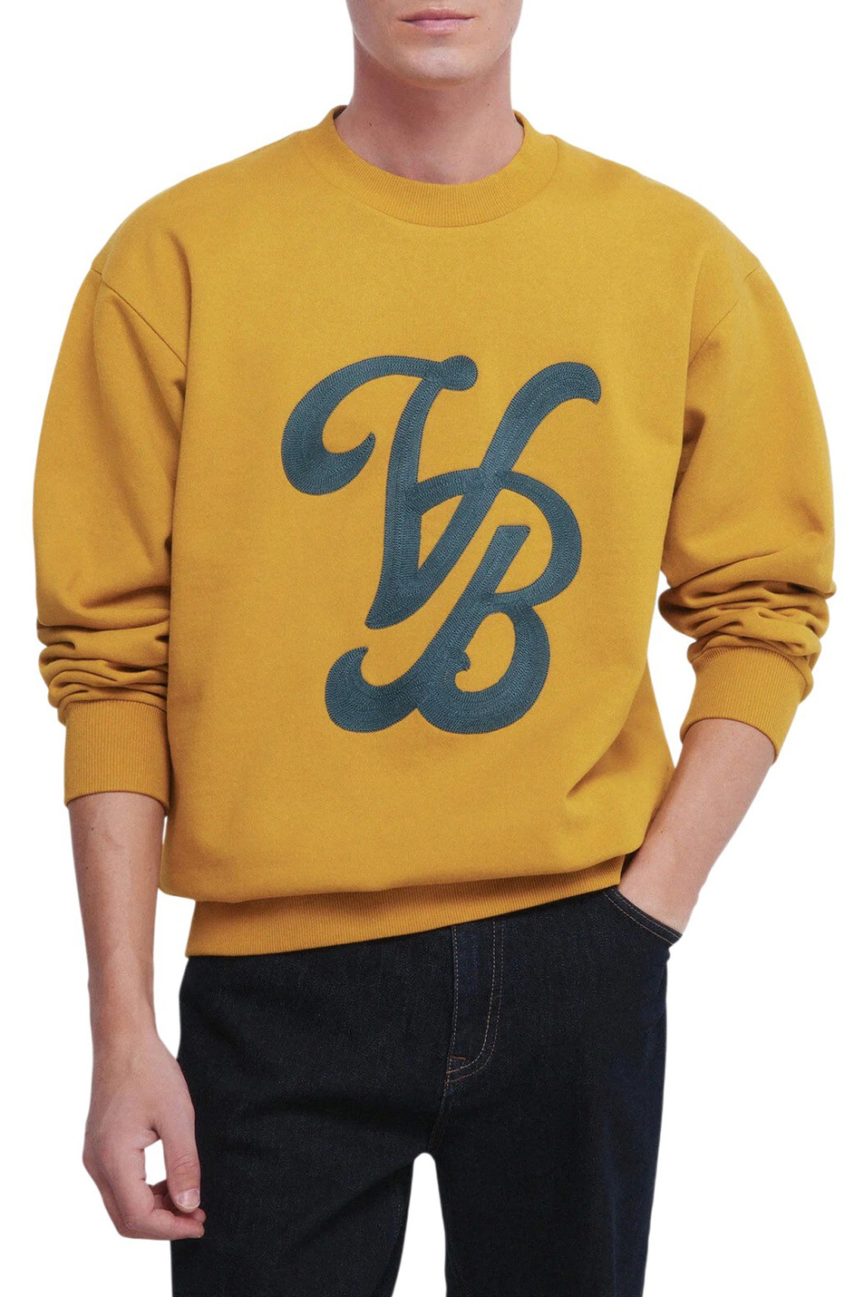 Свитшот с принтом|Основной цвет:Оранжевый Мужской Springfield Свитшот с принтом (цвет ), артикул 0092119 | Фото 1