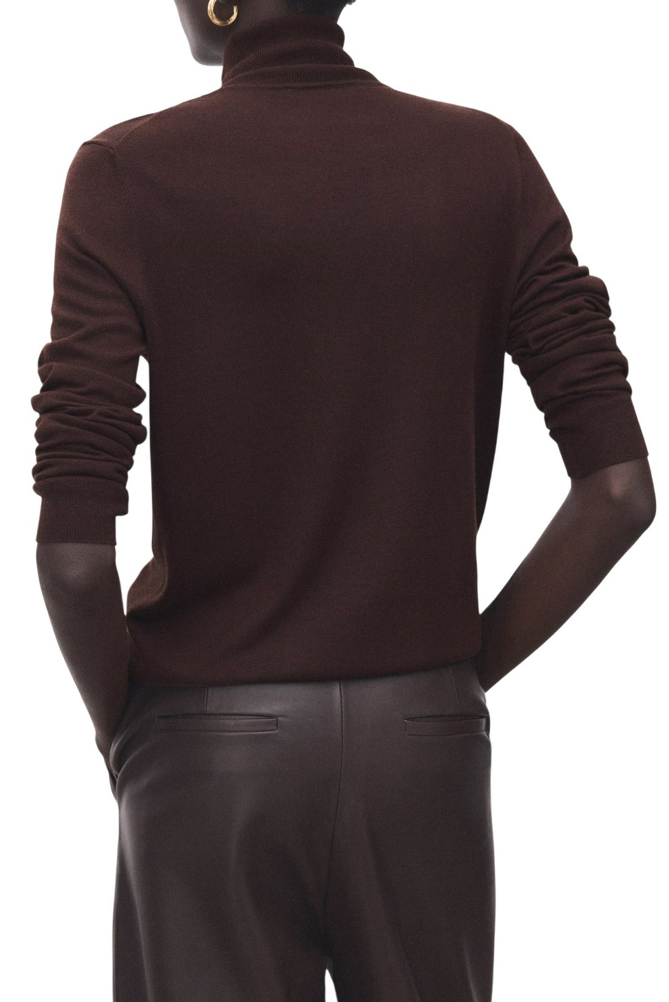 Женский Mango Водолазка LUCCAC однотонная (цвет ), артикул 27031274 | Фото 4