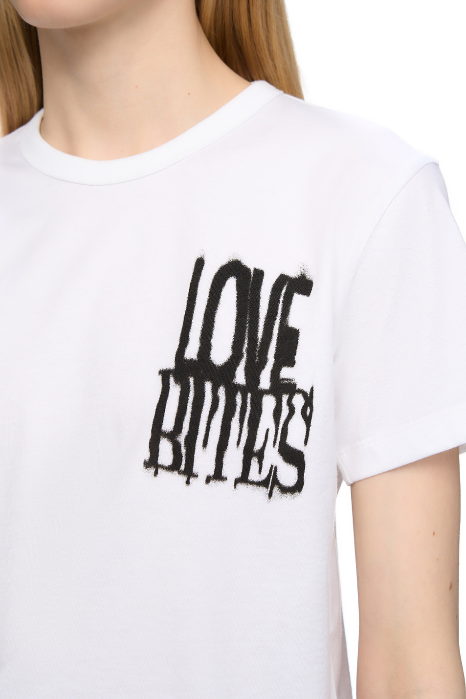 Женский HUGO Футболка Destrel из хлопка (цвет ), артикул 50528015 | Фото 6