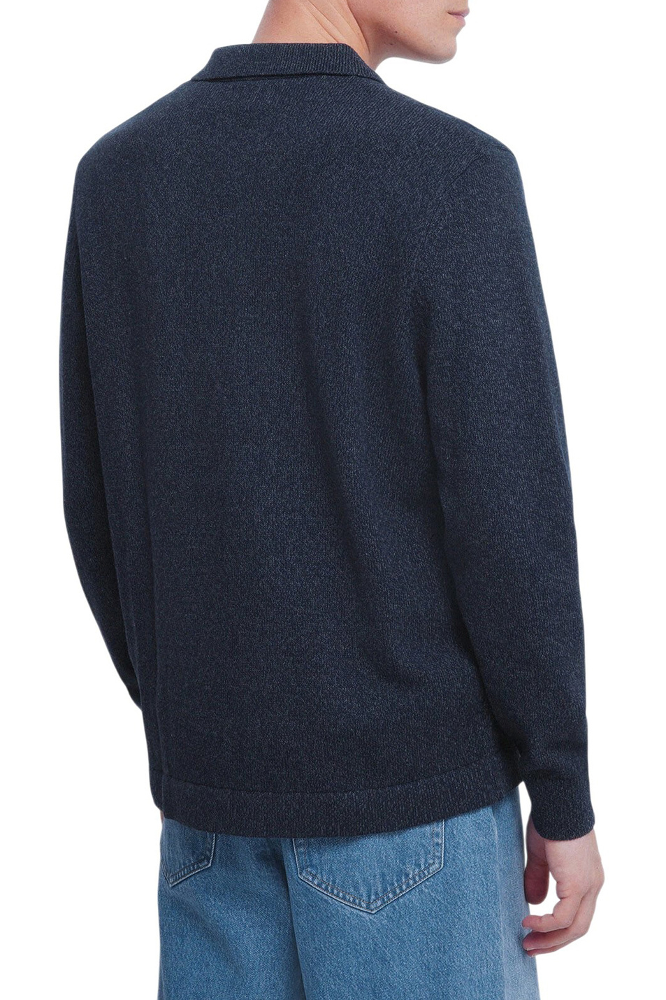 Мужской Springfield Джемпер поло из смесового хлопка (цвет ), артикул 1402499 | Фото 4