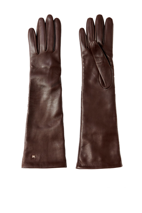 Max Mara Длинные перчатки AFIDEE из натуральной кожи ( цвет), артикул 45660113 | Фото 1