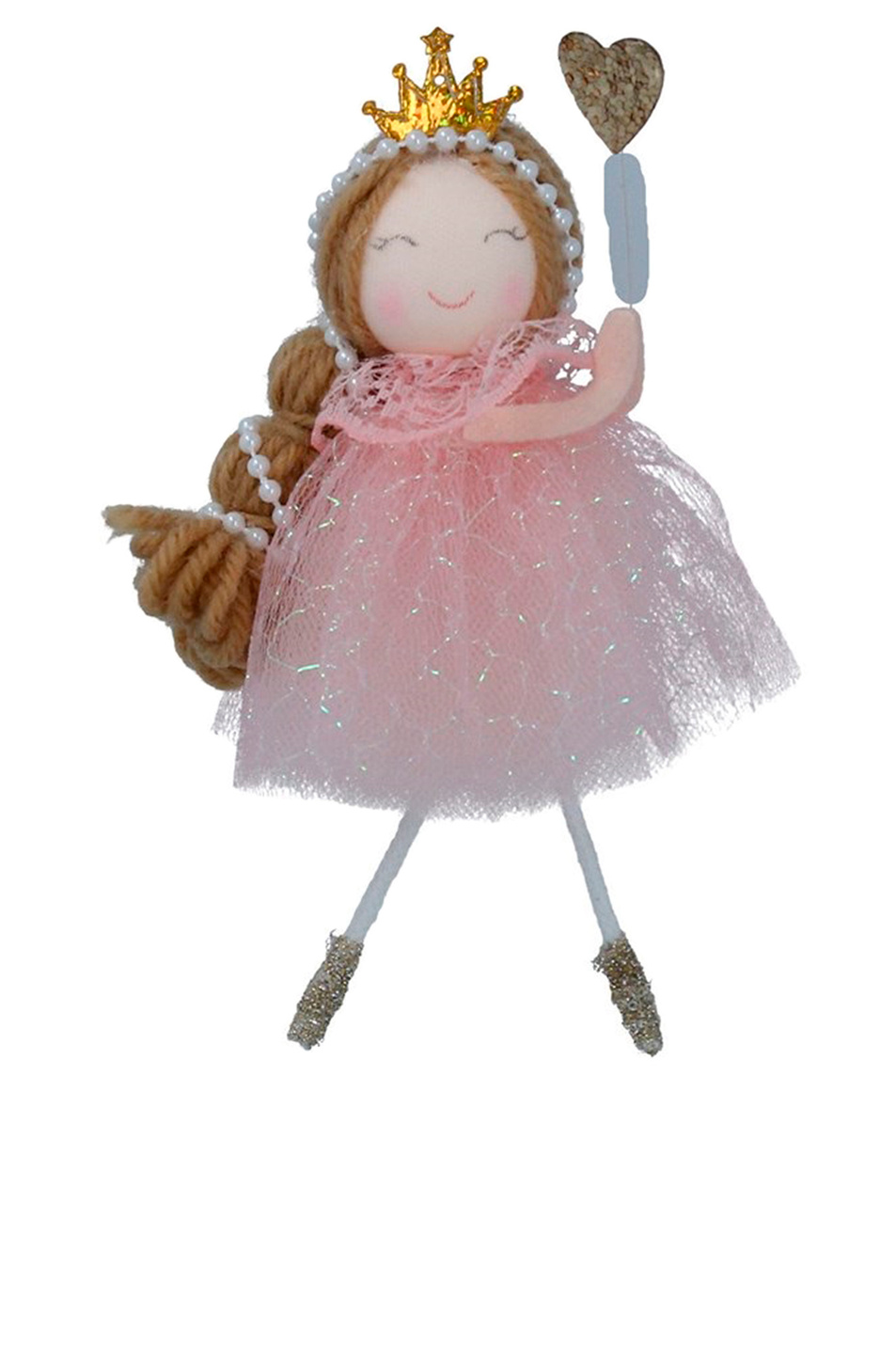 Не имеет пола Gisela Graham Елочная игрушка "Принцесса-балерина", 14 см (цвет ), артикул 15807_1 | Фото 1