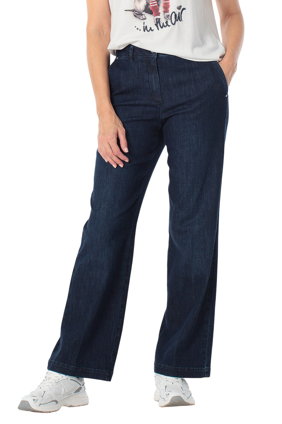 Женский Gerry Weber Джинсы из смесового хлопка (цвет ), артикул N67000 | Фото 4