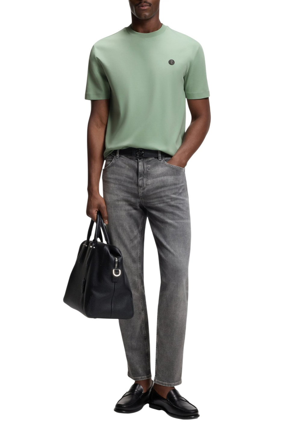 Мужской BOSS Футболка Taut из хлопка (цвет ), артикул 50555844 | Фото 2