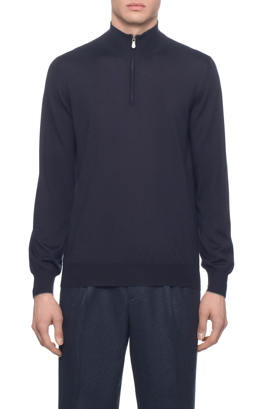 Мужской Brunello Cucinelli Джемпер из кашемира и шелка (цвет ), артикул M2300124 | Фото 4