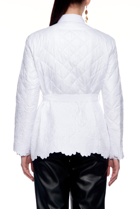 Ermanno Firenze Куртка-рубашка с поясом на талии ( цвет), артикул D38ETCP22TRA | Фото 4
