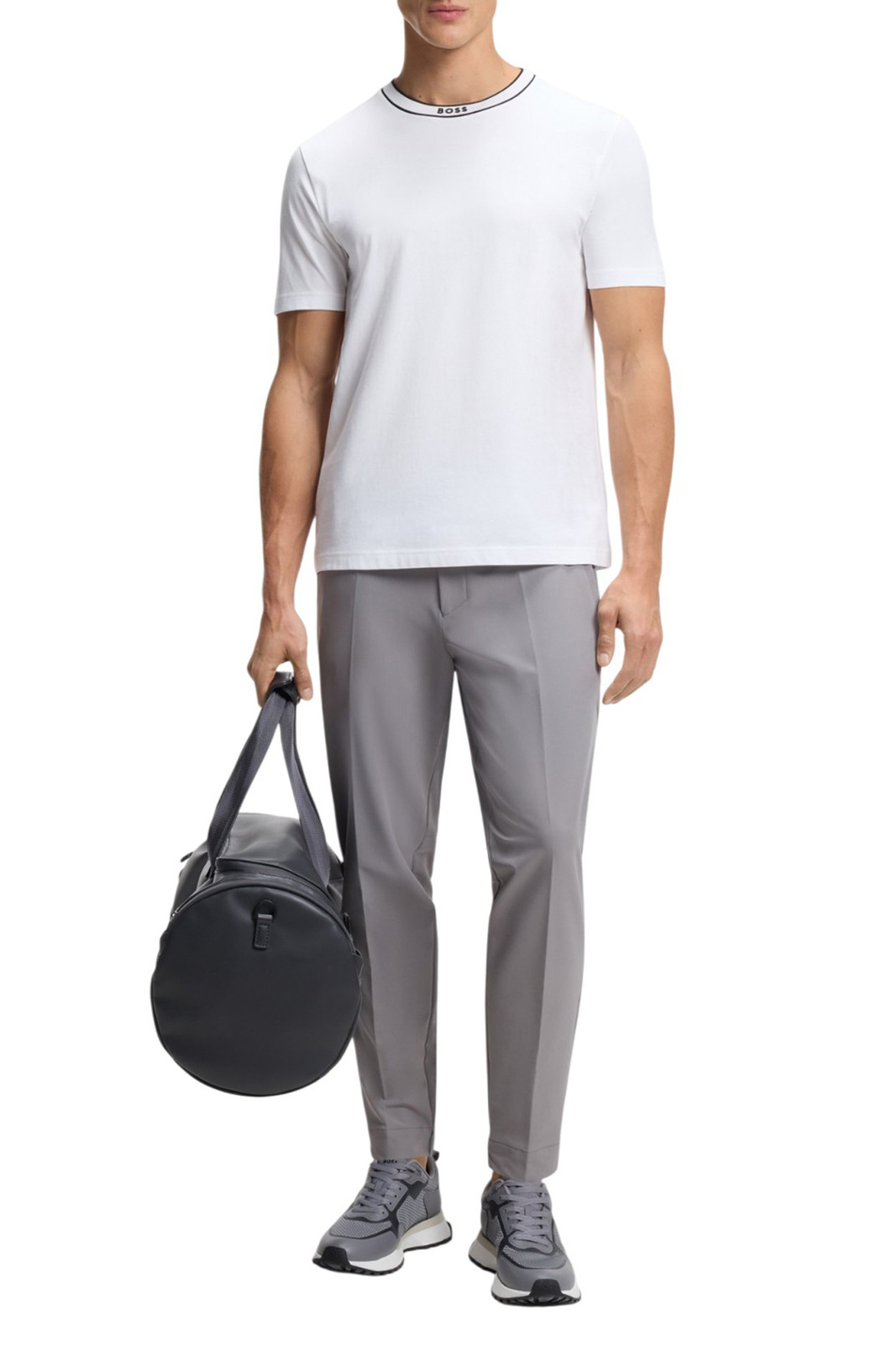Мужской BOSS Футболка из хлопка (цвет ), артикул 50554862 | Фото 2