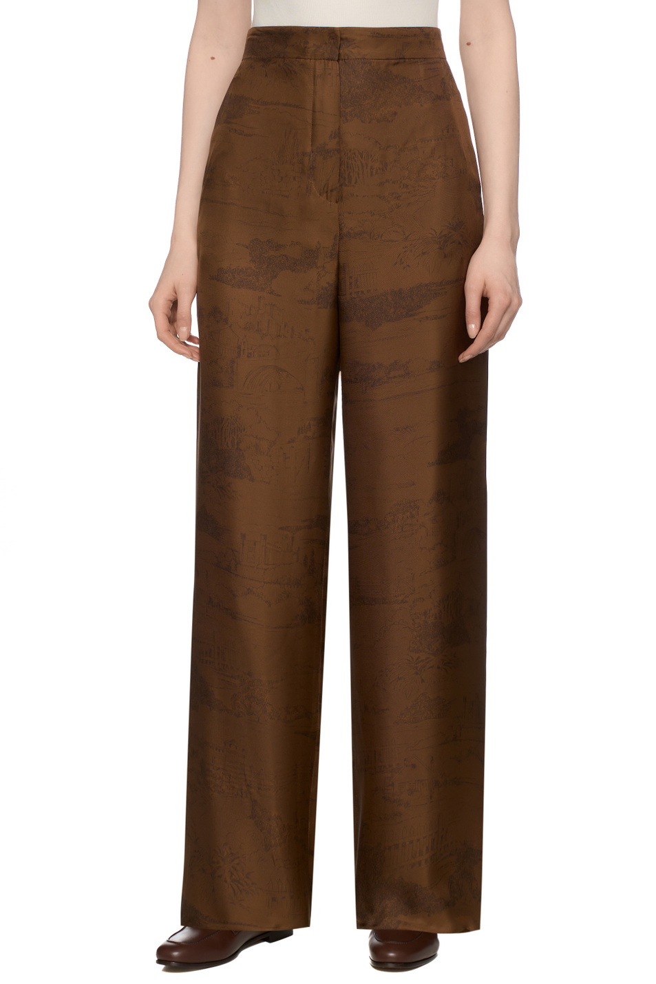 Женский Max Mara Брюки VASAIO из шелка (цвет ), артикул 2616131101 | Фото 4