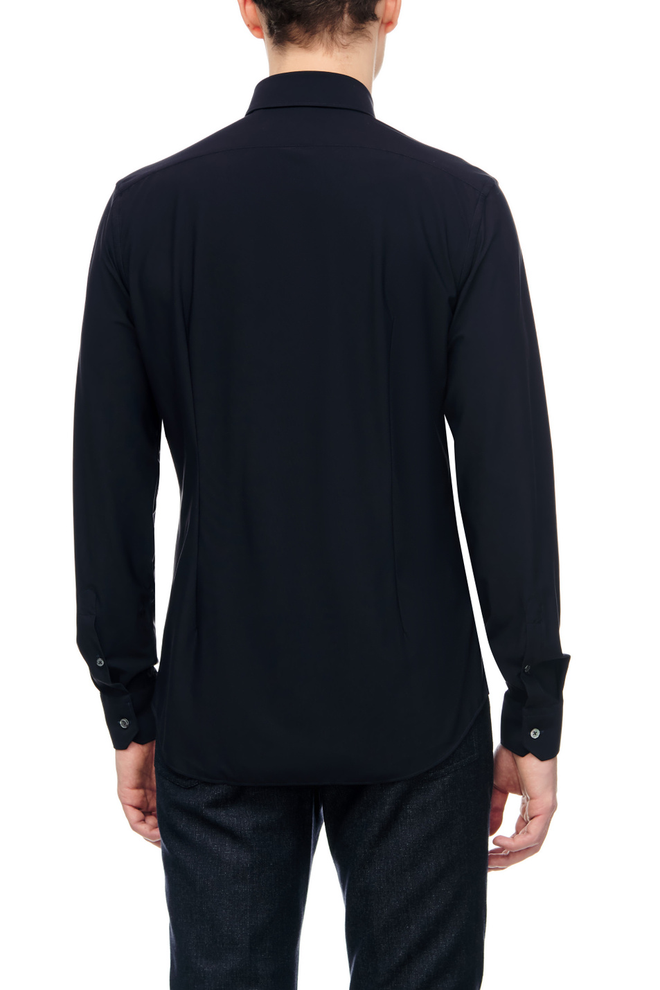 Мужской Corneliani Рубашка с контрастными пуговицами (цвет ), артикул 90P078-2811470 | Фото 4