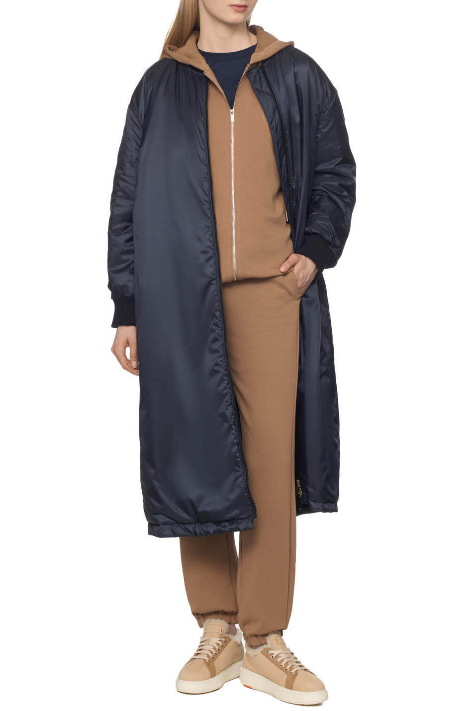 Брюки-джоггеры LEVICO|Основной цвет:Коричневый Женский Max Mara Брюки-джоггеры LEVICO (цвет ), артикул 2526786088 | Фото 3