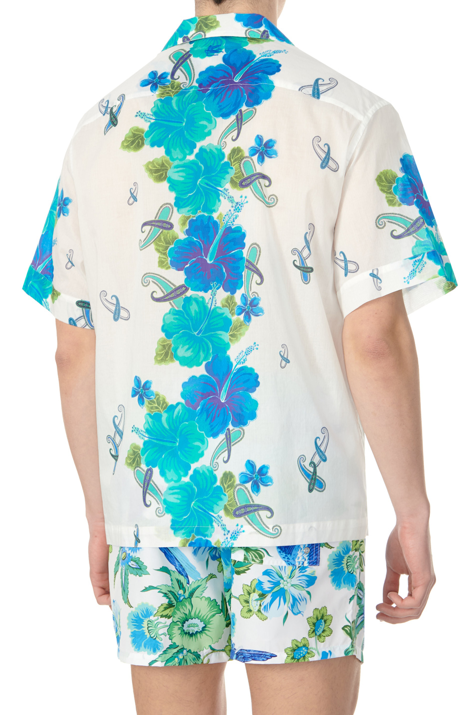 Мужской Etro Рубашка из натурального хлопка с принтом (цвет ), артикул MRIC001399SP505X0883 | Фото 4