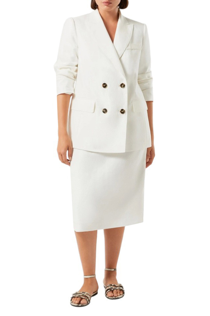 Женский Marina Rinaldi Пиджак NEBBIA изо льна (цвет ), артикул 2617041052 | Фото 2