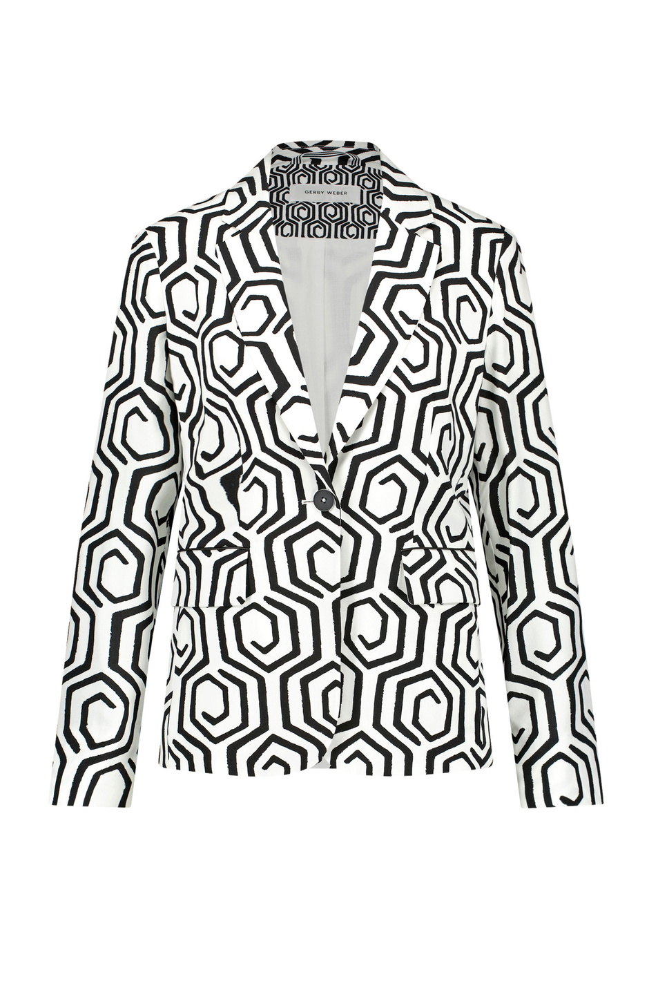 Женский Gerry Weber Пиджак прямого кроя с принтом (цвет ), артикул 530042-31430 | Фото 1