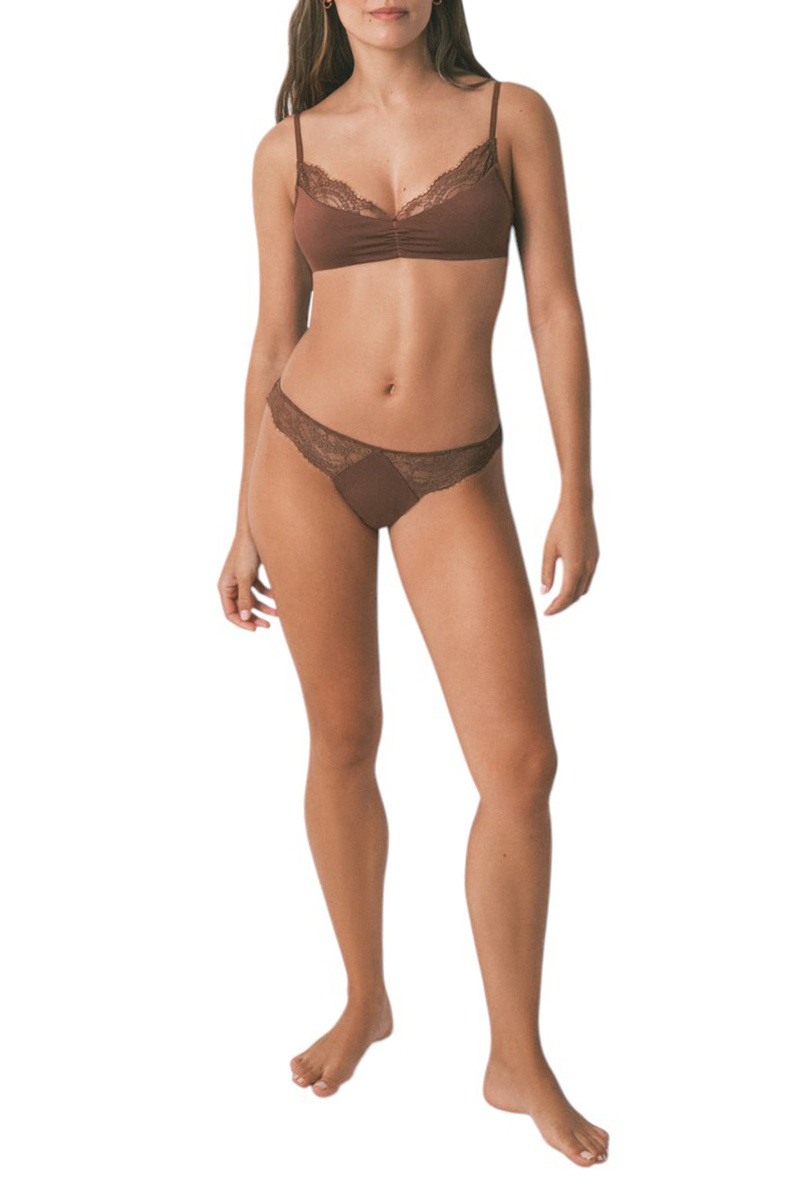 Трусы с кружевом|Основной цвет:Коричневый Женский Women'secret Трусы с кружевом (цвет ), артикул 4982611 | Фото 2
